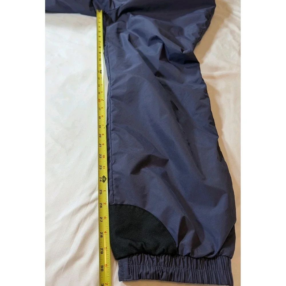 Columbia‎ Nylon Powder Snow Pants Retro Ski Snowboard Navy Blue Men's Large VTG
